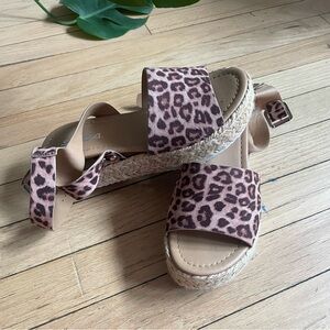 Soda Leopard Print Sandals